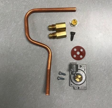 Empire Conversion Kit for Millivolt B-Vent Floor Furnace without Thermostat - Propane to Nat 17099