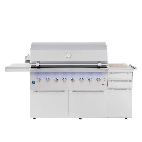 American Made Grills by Summerset Encore Series 54" 8-Burner Freestanding Hybrid Grill