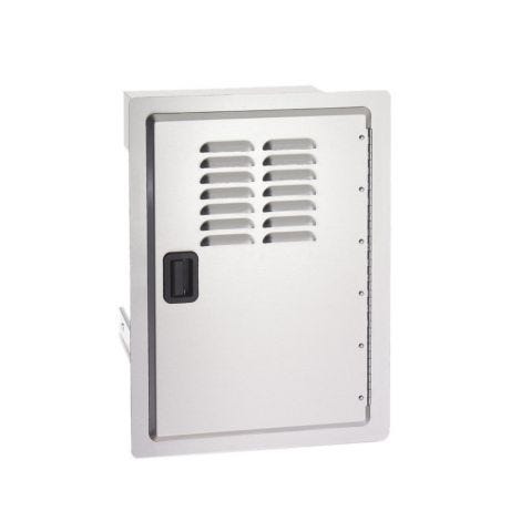 Single Access Door w/Tank Tray & Louvers