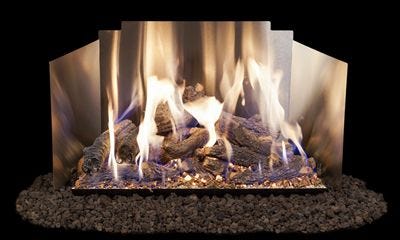 Real Fyre Vented 24" TI-ROSE GOLD Fyreback