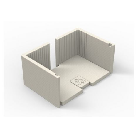 MOULDED REFRACTORY PANELS FOR MINIMALIST BASE AND INSERT