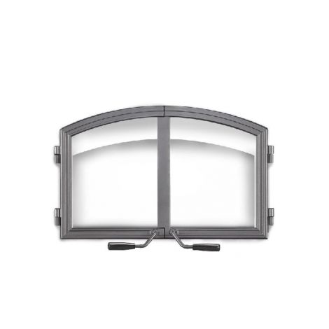 Napoleon Arched Double Door for High Country Wood Fireplaces and Stoves - Wrought Iron 