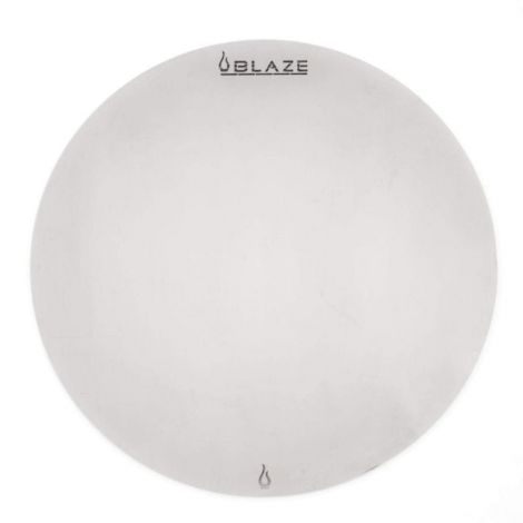 Blaze 15" 4 in 1/Half Round Stainless Steel Cooking Plate/Heat Deflection Plate