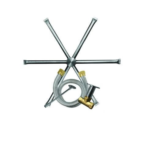 Firegear Stainless Steel Gas Fire Pit Burning Spur Kit