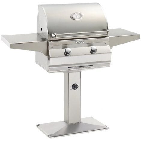 Fire Magic 24" 2-Burner Choice C430s Patio Post Mount Gas Grill w/ Analog Thermometer