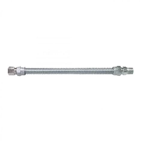 Flex Gas Line, 24-in. Stainless Steel (10-pack)