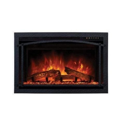 Modern Flames Premium Hammered Black Overlay for 30" Redstone Electric Fireplace