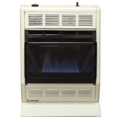 Empire 18" Modulating Hydraulic Thermostat, White 10,000 BTU Vent-Free BlueFlame Heater