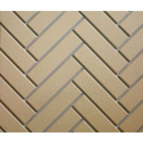 Majestic Molded Herringbone Brick Panels for Castlewood Fireplace