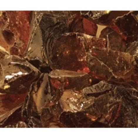 Glass media, amber