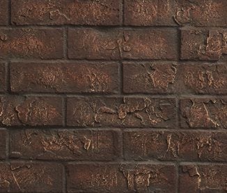 Majestic Traditional Brick Interior Panels for Peninsula - Cottage Red