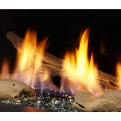 Driftwood log set