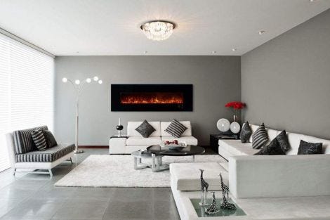 Modern Flames 80" CLX 2 Built-In/Wall Mounted Electric Fireplace