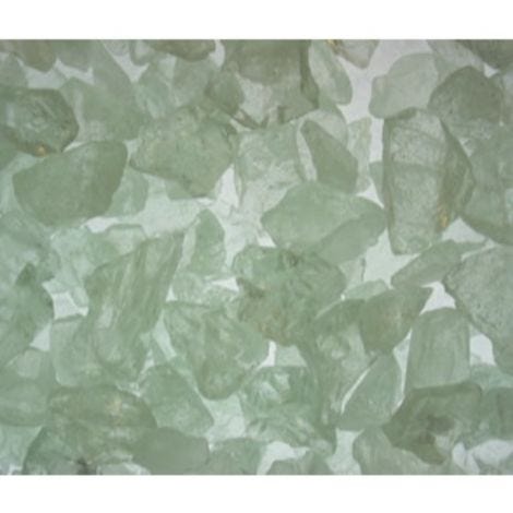 Majestic Crushed Glass Media for Twilight Modern See-Through Gas Fireplace Crystal (translucent white) - 21 lbs