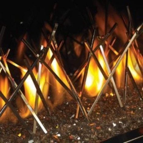 Napoleon Designer Fire Art - Coil Design, Nickel Stix, Nickel Plated