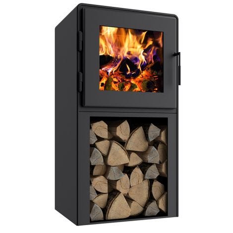 MF Fire Nova Tower Wood Burning Stove