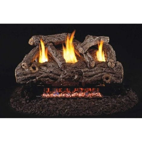 Real Fyre 24" Golden Oak Designer Vent Free Gas Log Set