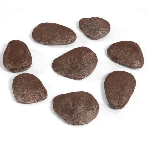 Modern Flames 16-pieces Red Colorado River Stone Set for Electric Fireplaces