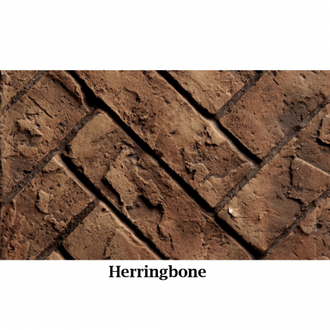 Kingsman Refractory Fiber Brick Liner (4 PCE) - Herringbone