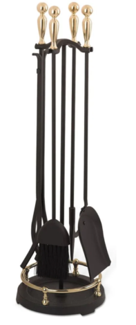 Pilgrim Brass & Black Round Base Tool Set