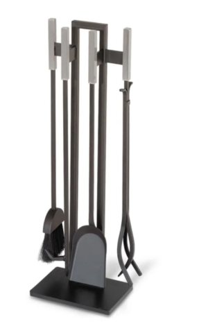 Pilgrim 31" 4-Piece Modern Fireplace Tools
