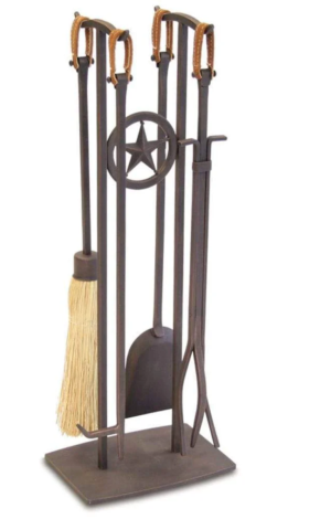 Pilgrim 10" 4-Piece Distressed Bronze Western Star Tool Set