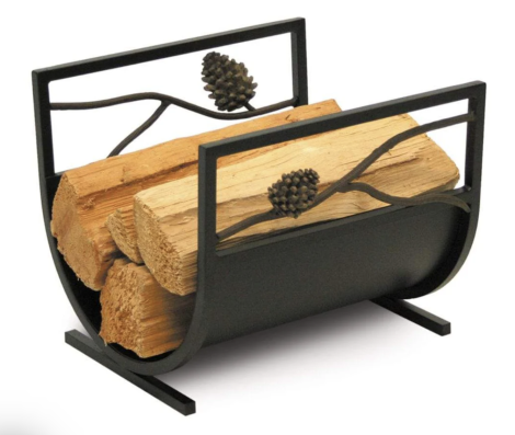 Pine Cone Wood Holder