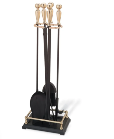 Black & Brass Ball Tool Set