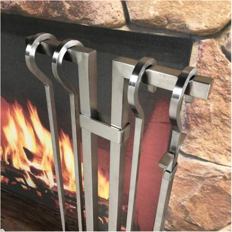 Pilgrim 10" 4-Piece Stainless Steel Sinclair Tool Set