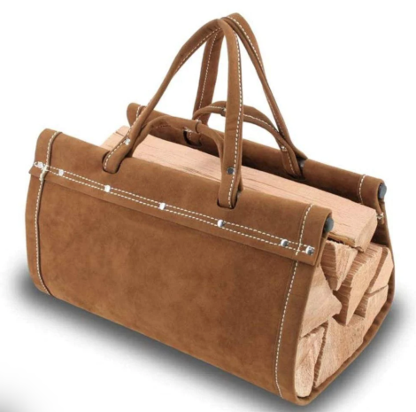 Pilgrim 29" Top Grain Wood Carriers - Brown Suede