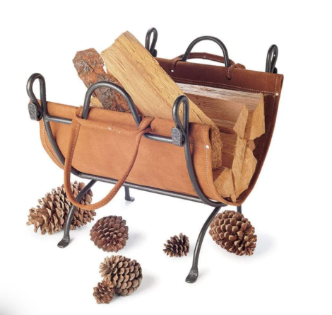 Pilgrim 24" Folding Log Carrier - Vintage Iron