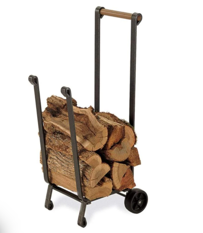 Pilgrim 14" Vintage Iron Forged Iron Wood Cart