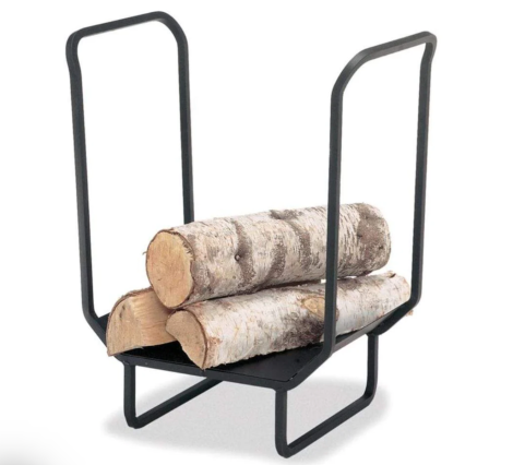 Pilgrim Matte Black Solid Bar Stock Wood Holder