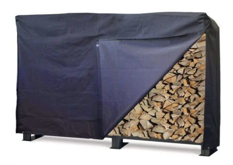 Pilgrim Black Heavy Duty Outdoor Wood Cover - 100"