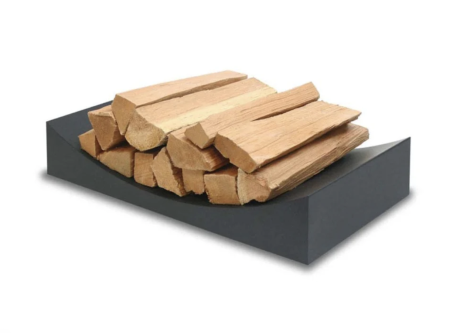 Pilgrim Black Minimalist Wood Holder - 30"W x 5"H x 17"D