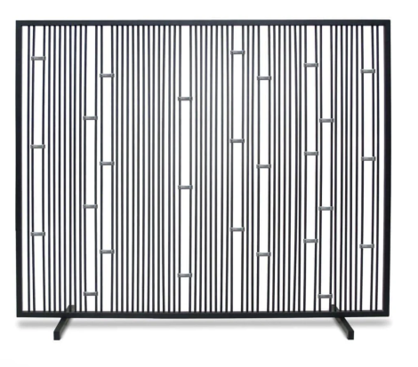 Pilgrim 39" Matte Black Arden Screen - With mesh