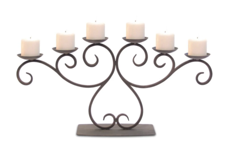 Pilgrim 30" Distressed Bronze Lakewood Candelabra
