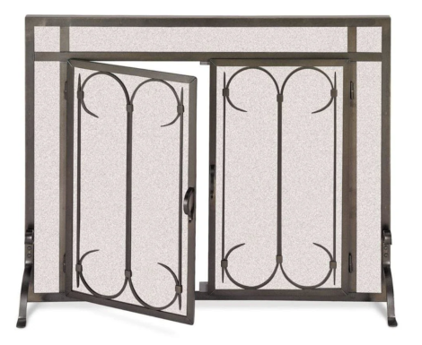 Pilgrim Burnished Black Iron Gate / Straight Top Door 39" x 31"