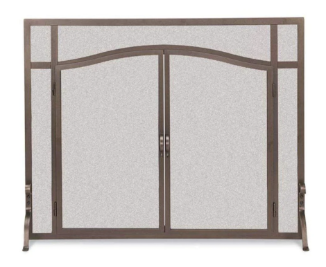 Pilgrim FGNDA Forged Iron Door - 44" x 33" - Burnished Bronze