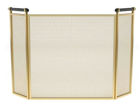 Pilgrim 51" Calabar Tri Panel - Brass