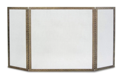 Pilgrim 48" Bay Branch Embossed Tri Panel - Burnished Bronze