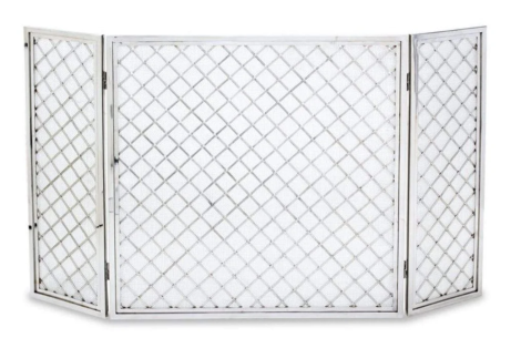 Pilgrim 48" Polished Nickel Hartwick Tri Panel