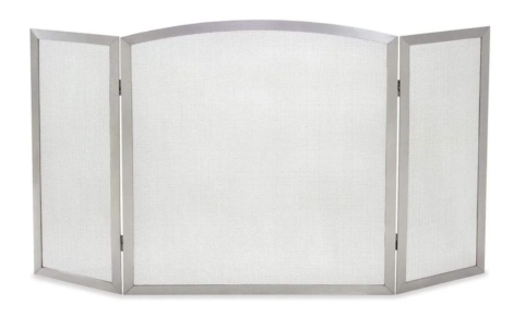 Pilgrim 54" Stainless Steel Newport Tri Panel Screen