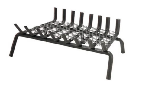 Pilgrim Matte Black Ember Grate - 24.5" x 20.5" - 7 Bars