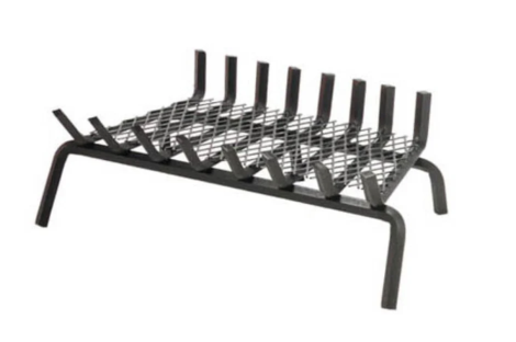 Pilgrim Matte Black Ember Grate - 33.5" x 28.5" - 10 Bars