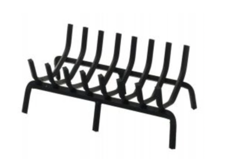 Pilgrim Matte Black Rectangular Grate - 28.5" x 28.5" - 8 Bars