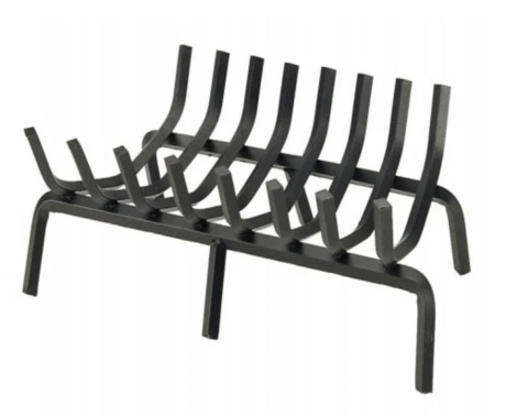 Pilgrim Matte Black Tapered Grate - 33.5" x 28.5" - 10 Bars