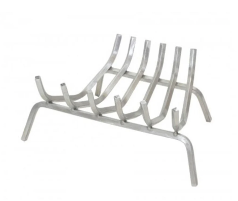 Pilgrim Stainless Steel Fireplace Grate - 33.5" x 28.5" - 10 Bars