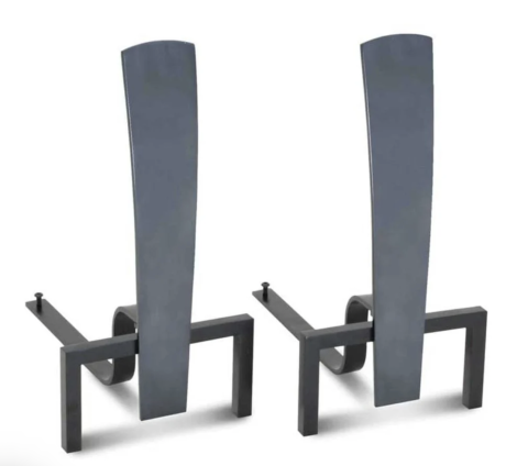 Pilgrim 8" Fonda Andirons - Bronze
