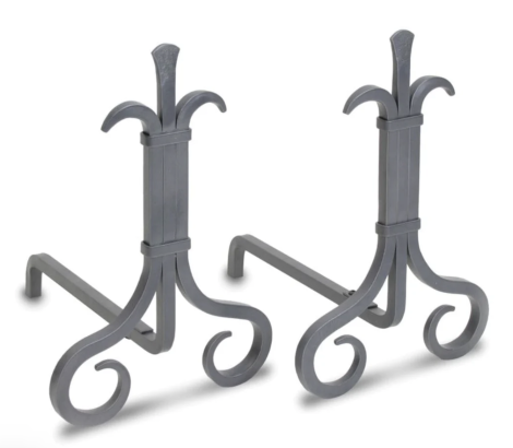Pilgrim 11" Natural Iron Grand Forge Andiron